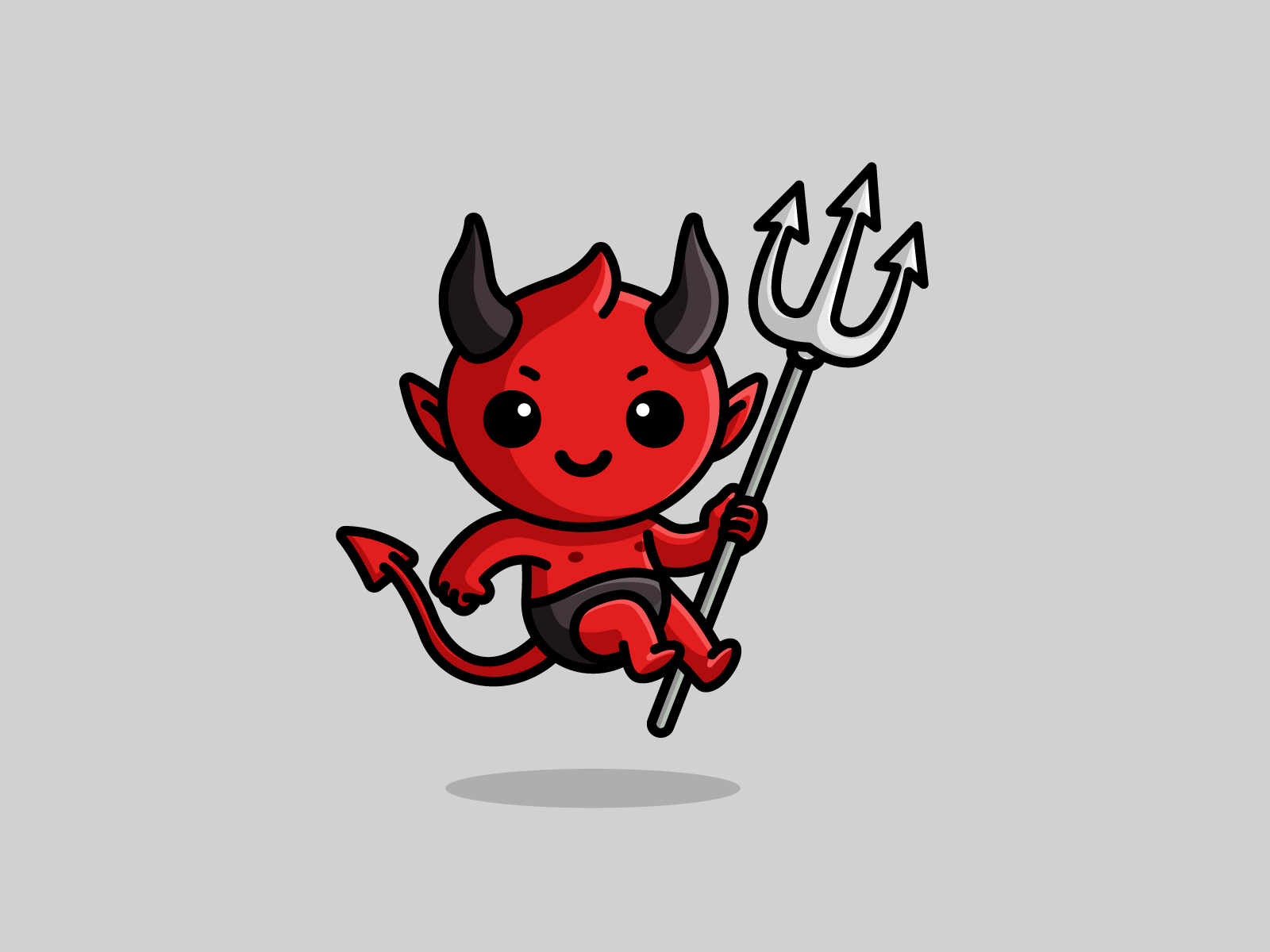 Devil angel logo template stock illustration. Illustration of scary -  167878749